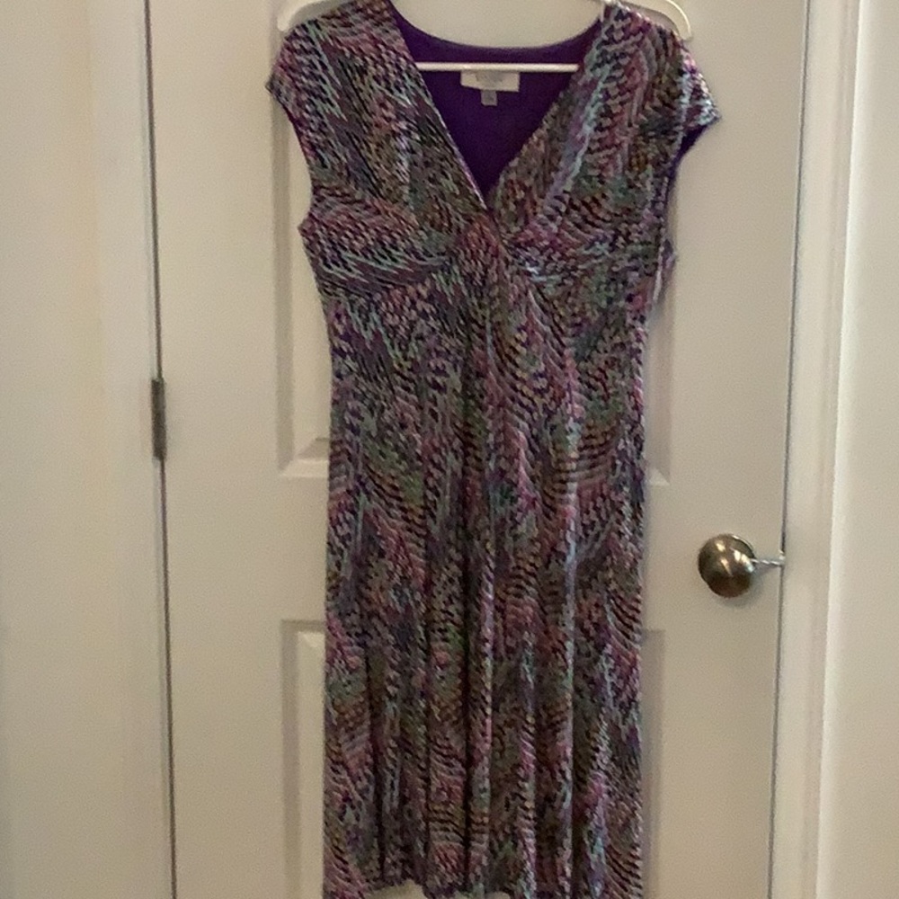 Kasper Multi colored Dress size 8
